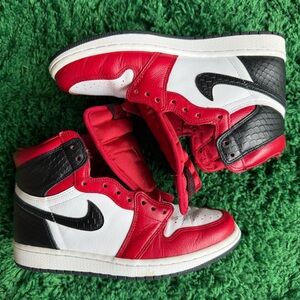 Nike Red, White, and Black High-Tops